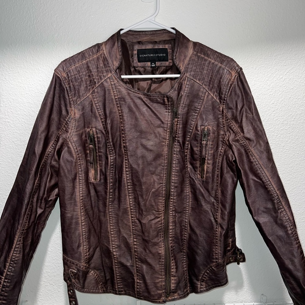 Leather jacket